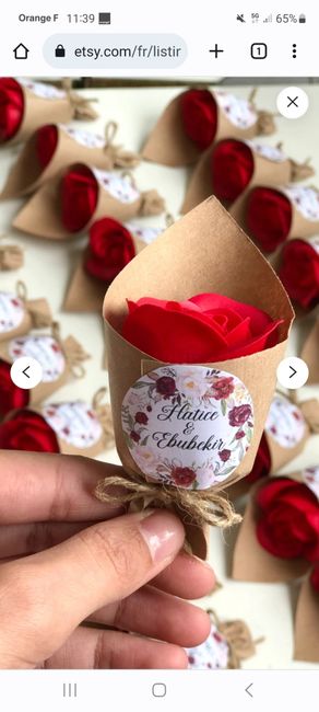 Quel cadeaux offrir a ses convives ? 19