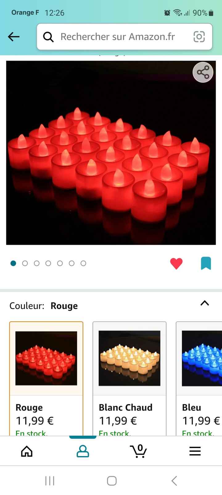Bougies led photophores - 1