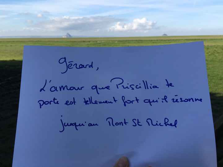 Loves notes du Mont St Michel pour vous - 1