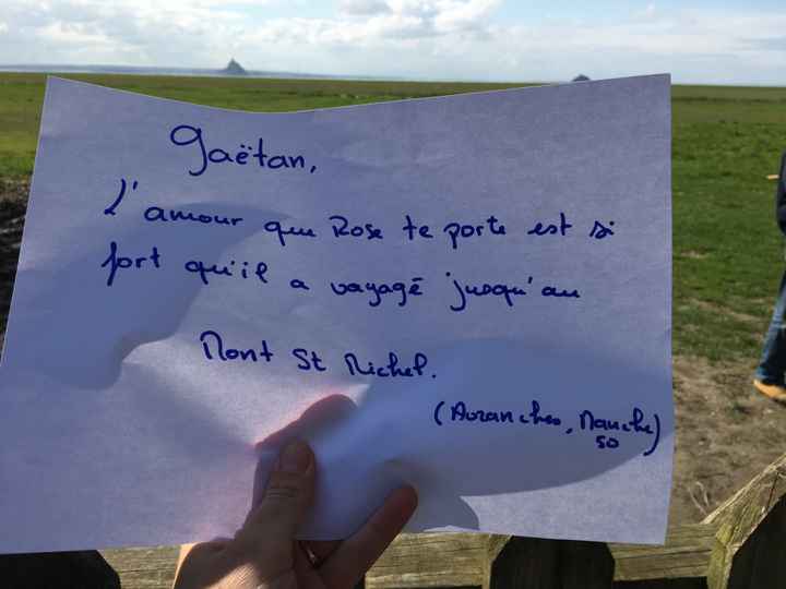 Live notes Mont St Michel pour Rose et Paola - 1