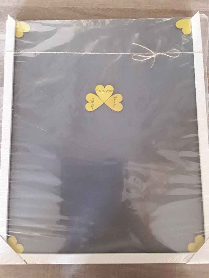 Création livre d'or cadre coeur - 2