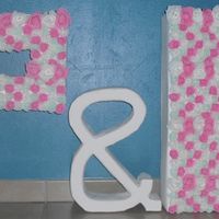 Décoration diy : nos initiales - 2