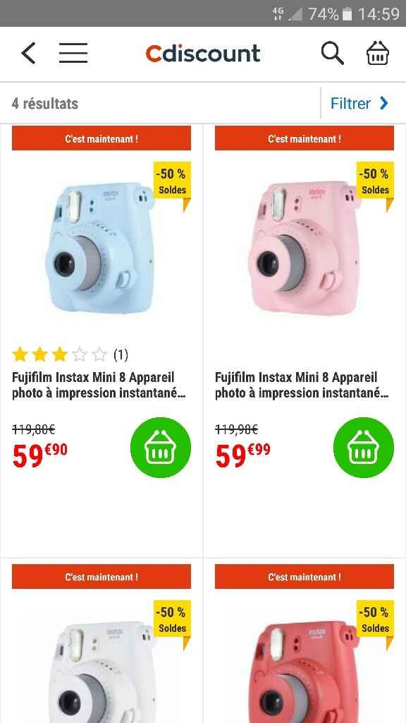 Bon plan instax mini - 1