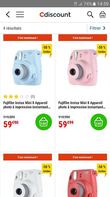 Bon plan instax mini - 1