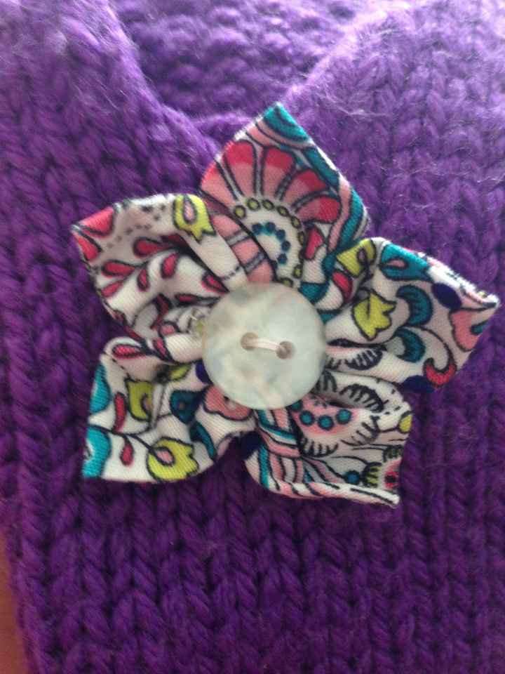 Boutonnière kanzashi