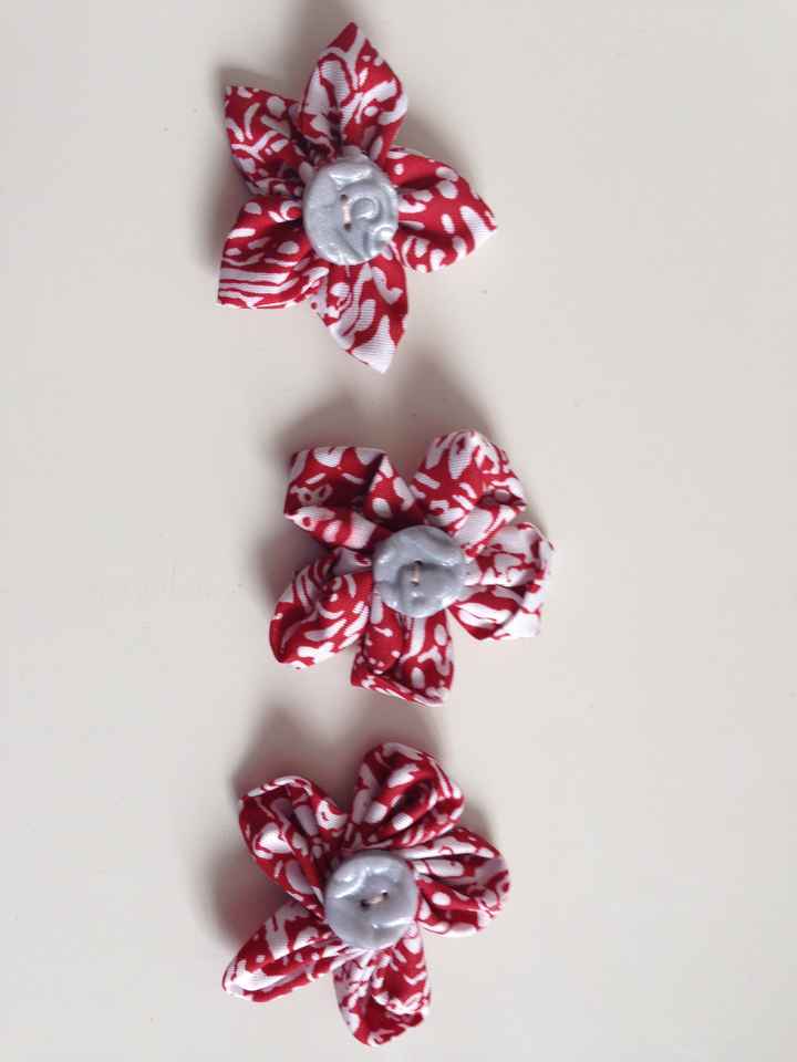 Mes boutonnières pour les invités