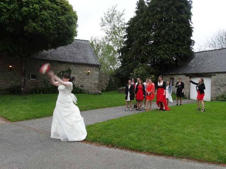 Lancer de bouquet