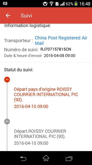 Aliexpress colis perdu - 1