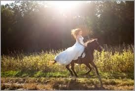 mariée à cheval
