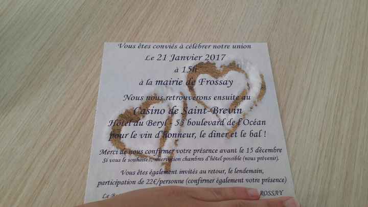 Faire part reçus ! - 2