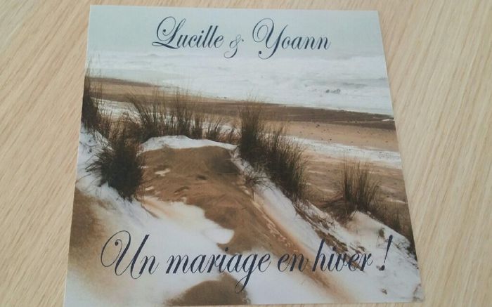 Nos faire-parts hivernal... - 1