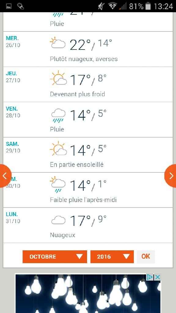 Météo samedi 29 octobre - 3