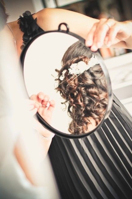 préparatifs coiffure