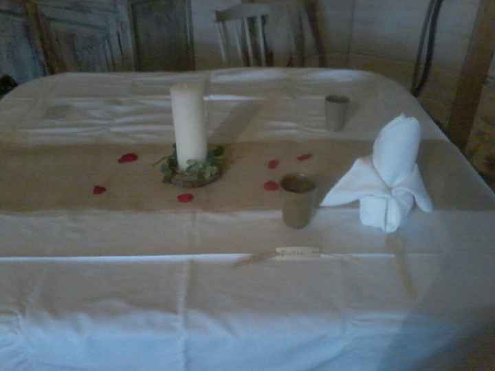 Deco table medievale - 1