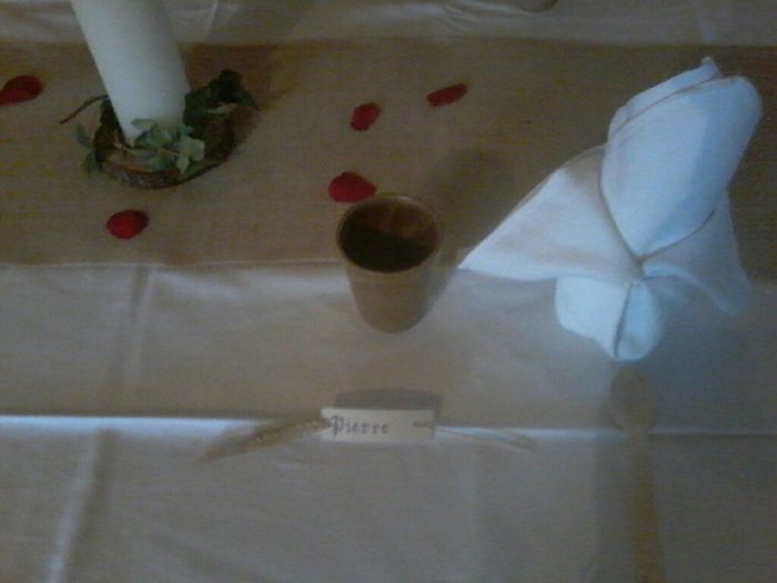 Deco table medievale - 2