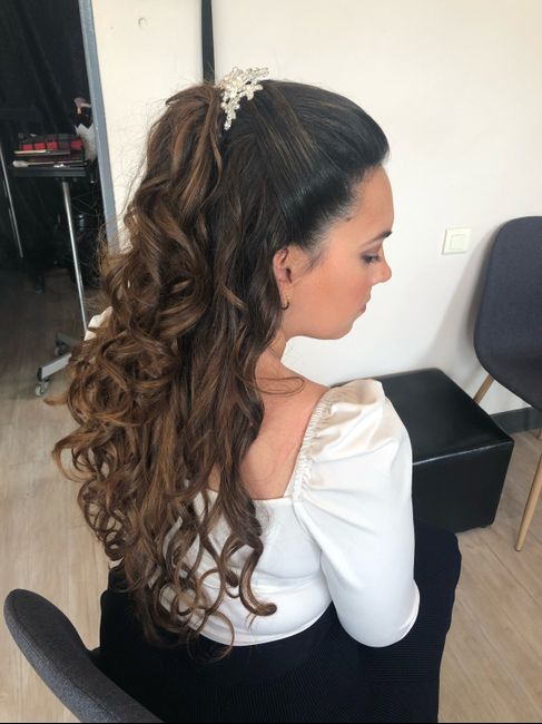 Essaie coiffure et maquillage 💄 👰🏻 - 2