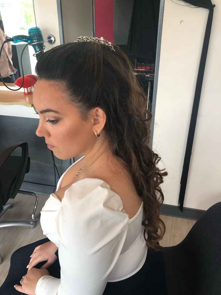 Essaie coiffure et maquillage 💄 👰🏻 - 3