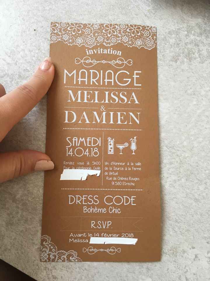 Journée faire part today !!! - 1