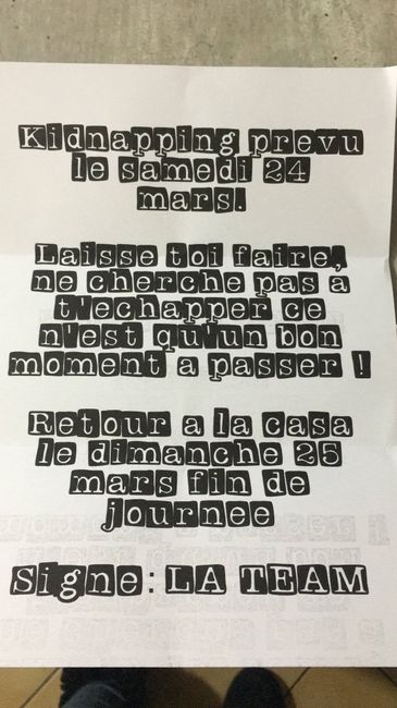 ✨evjf surprise !!✨ - 2