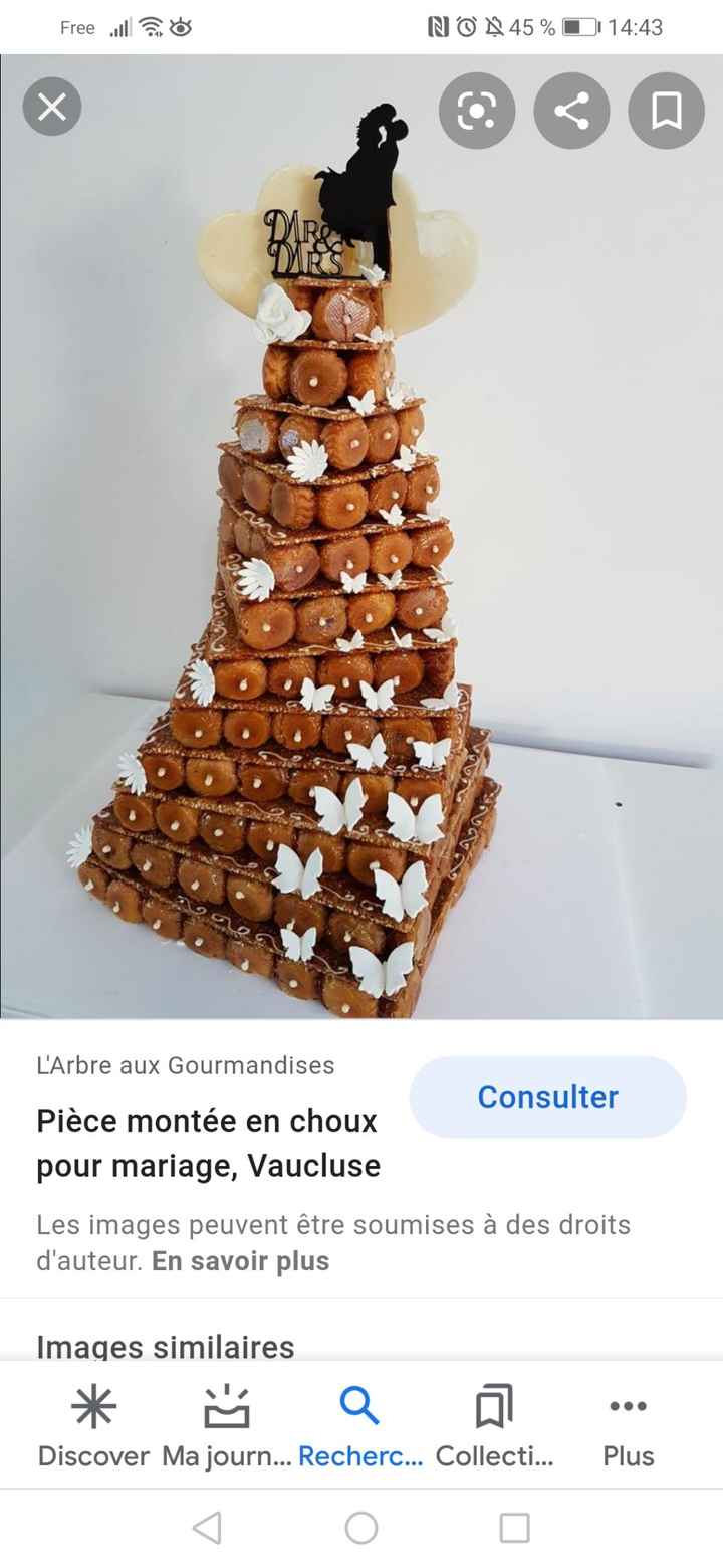 Figurine ou sujet de mariage pour pièce montée - 1