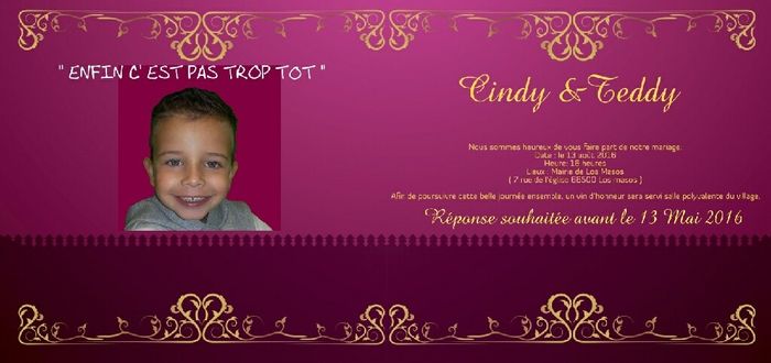 Faire part commander - 2