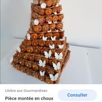 Figurine ou sujet de mariage pour pièce montée - 1