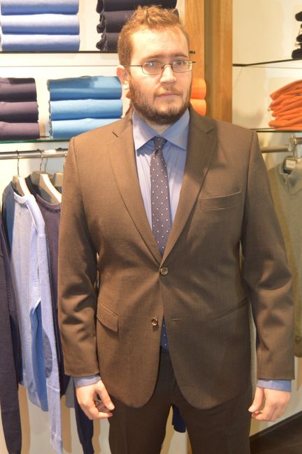 chemise bleue pour la soirée 