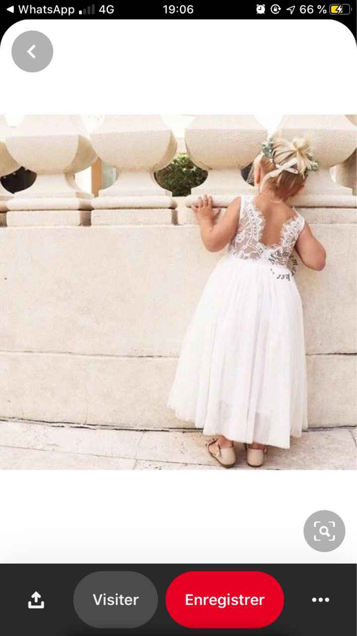 Robes enfant d'honneur en hiver - 1