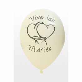 ballon vive les mariés