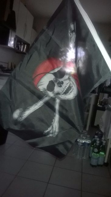 drapeaux centre de table 