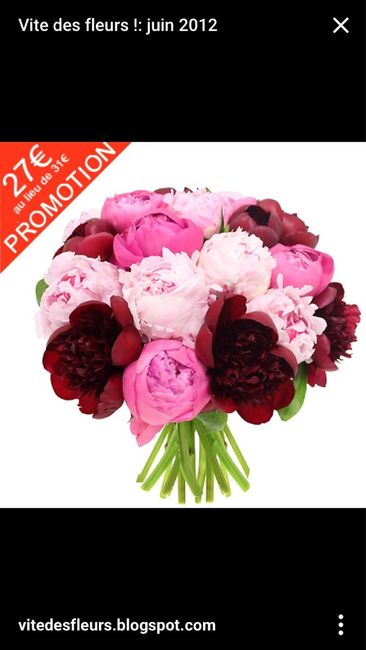 Bouquet pivoines - 2