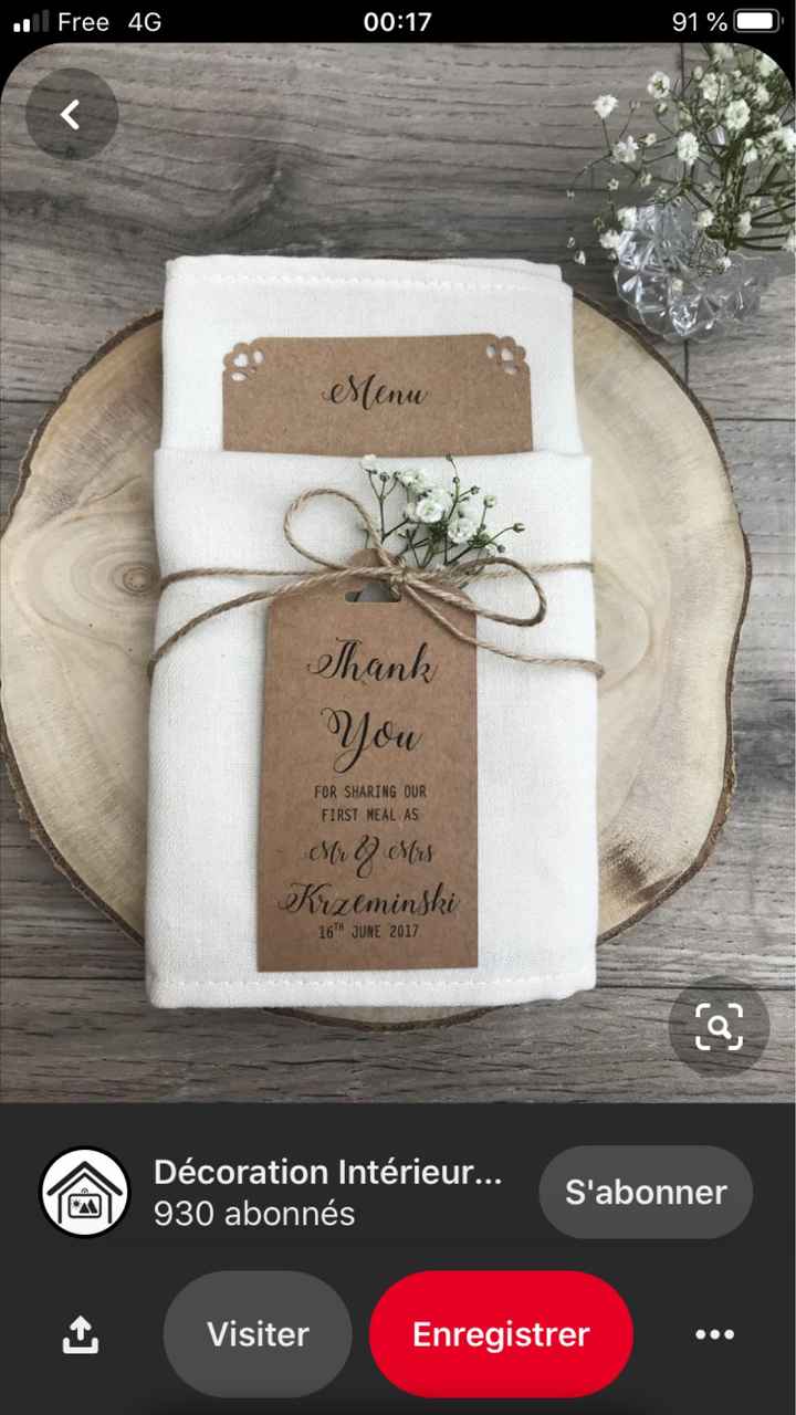 Pliage de vos serviettes - 1