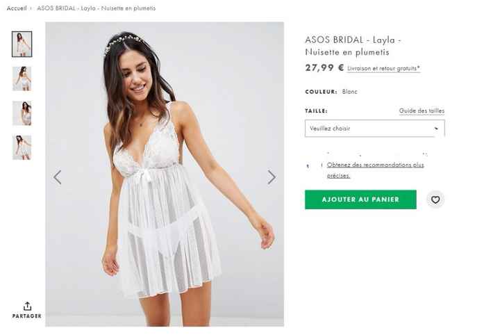 Asos Bridal - Layla Nuisette