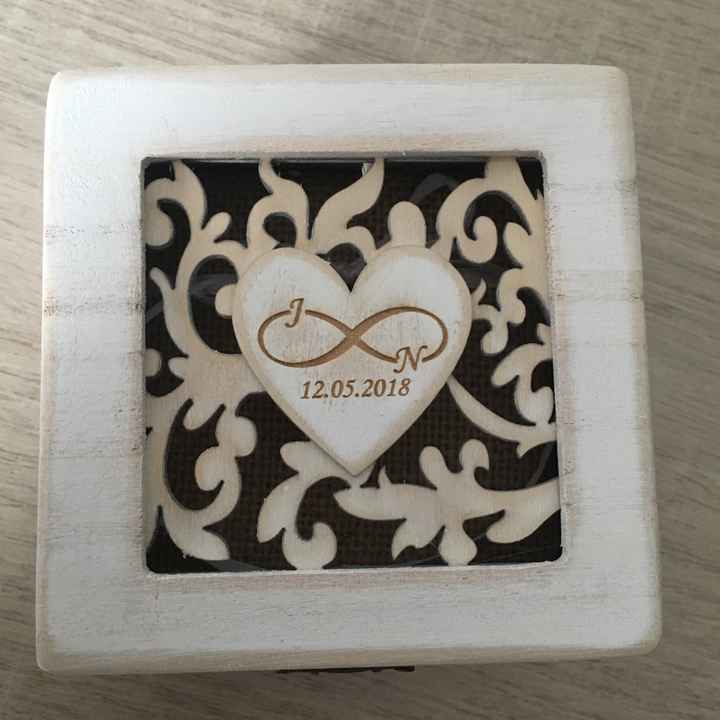 Notre boîte à alliance 😍 - 1