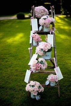 Echelle fleurs
