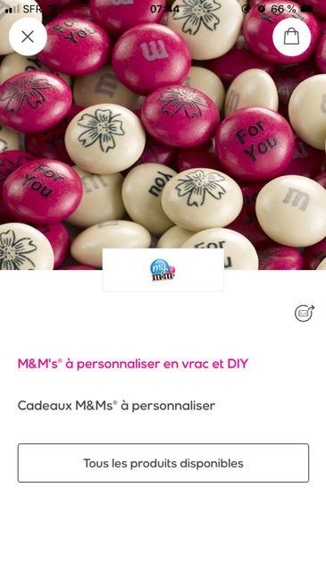 Vente privée - M&m’s - 1