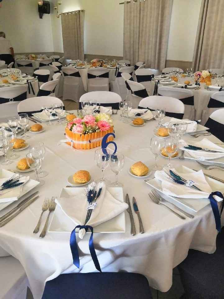 Déco thème fleur bleue - 2