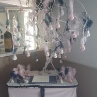 Déco thème fleur bleue - 1