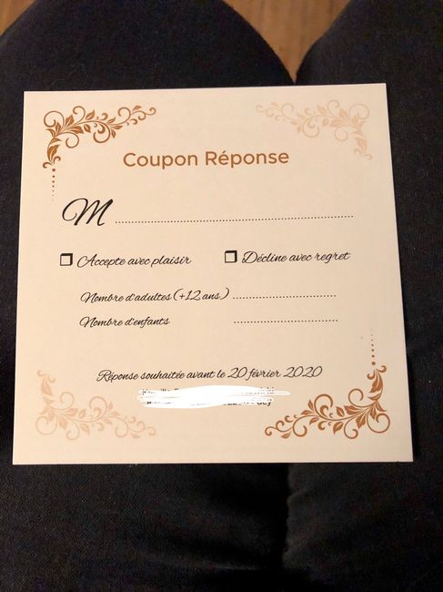 Faire part terminé 😁 2