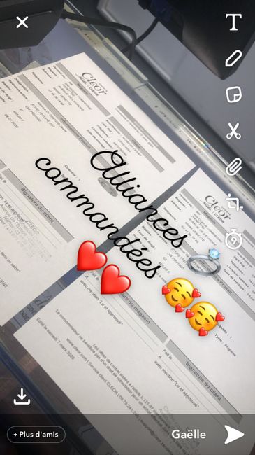 Alliances trouvées 😍😍🥰🥰❤️❤️ 1