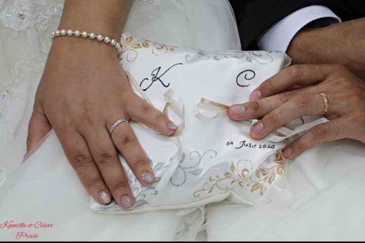 Boîte ou coussin à alliances ? - 1