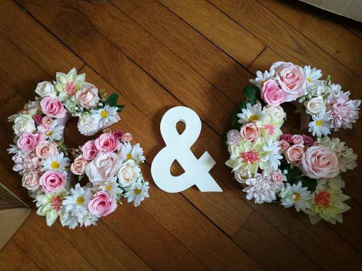 Nos lettres fleuris diy - 1