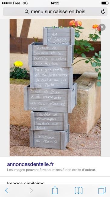 Diy menu - 1
