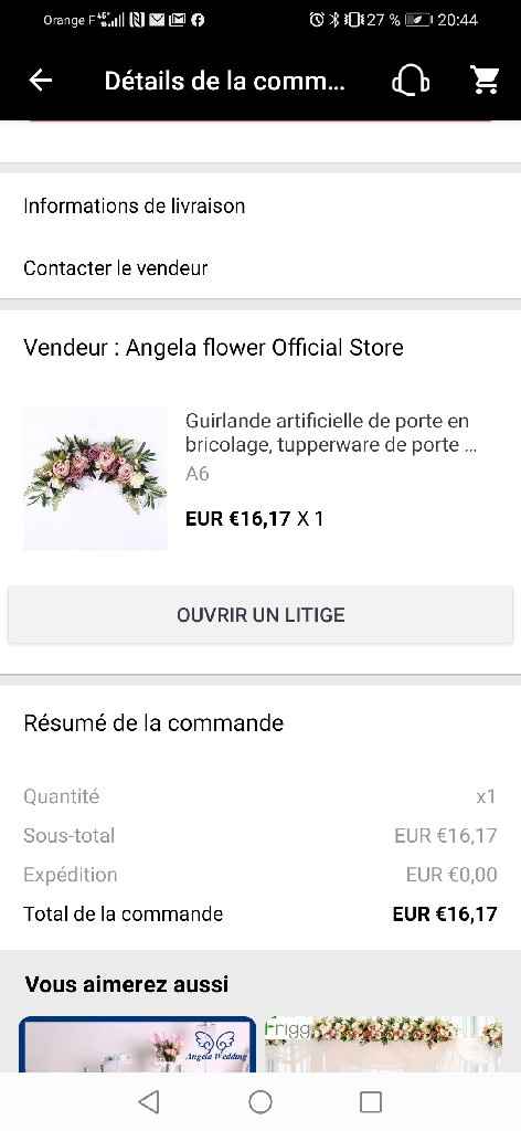 Fleurs artificielles Aliexpress - 1