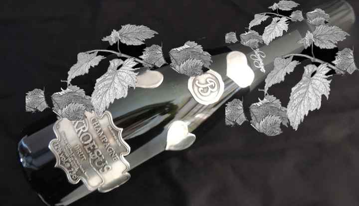 champagne coeur argent 