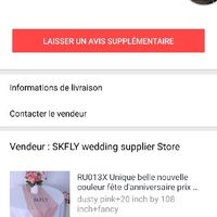 Réception des chemins de table Aliexpress - 1