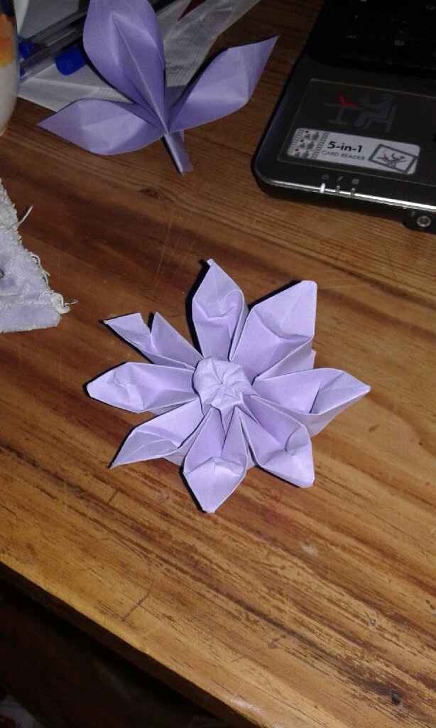 Help !!! fleur origami - 4