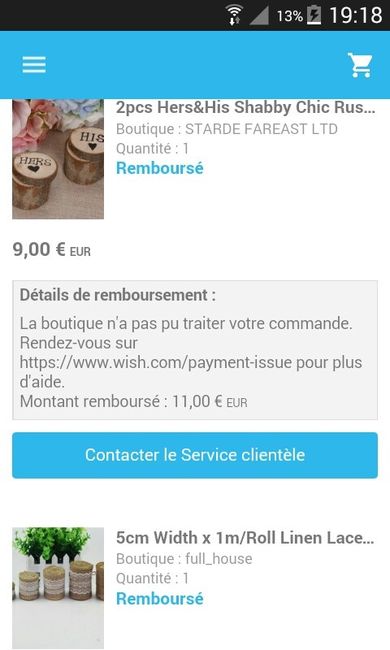 Commande wish - 1
