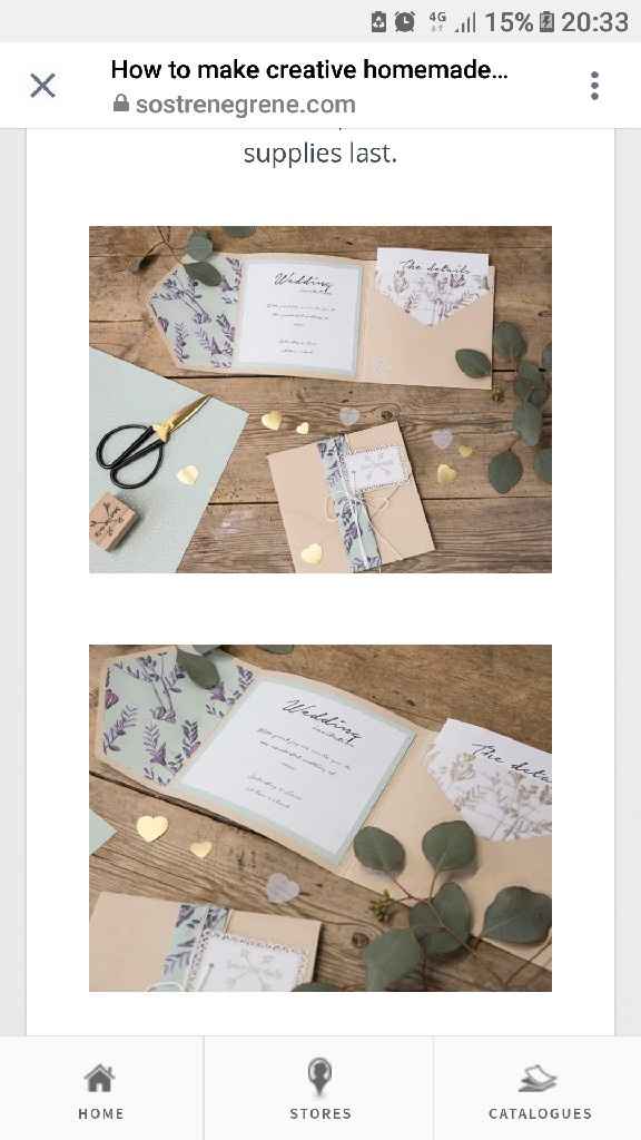 Faire part DIY sostrengreen