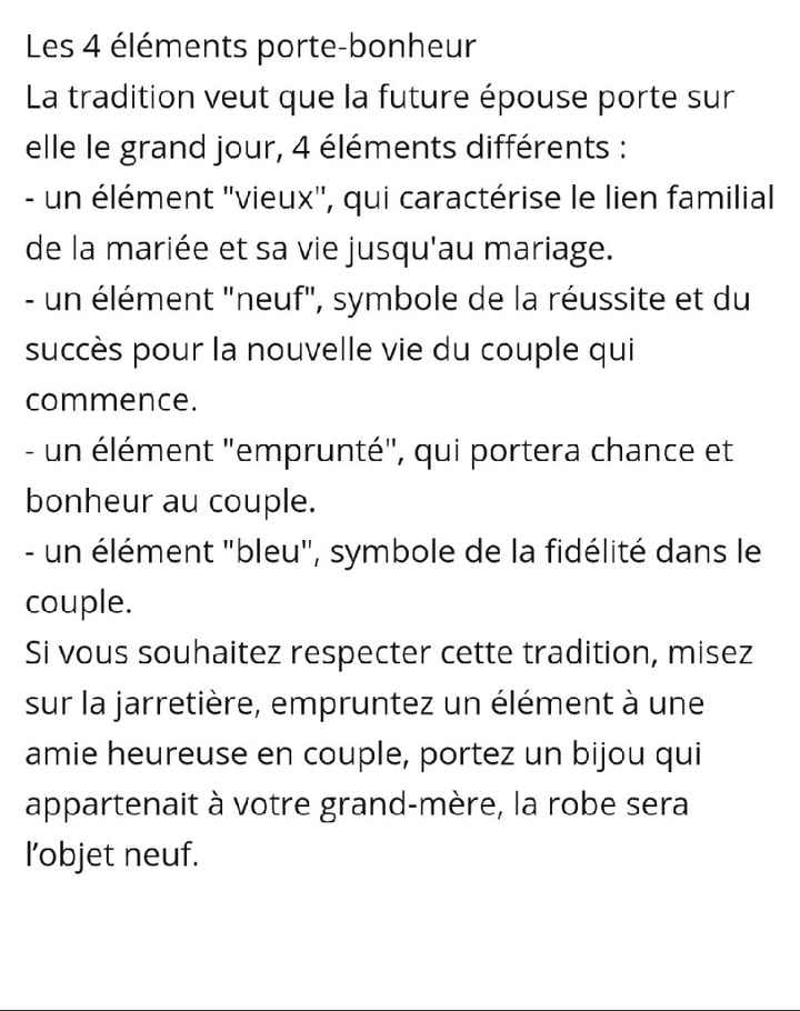  Superstition ... vous allez le faire ? - 1